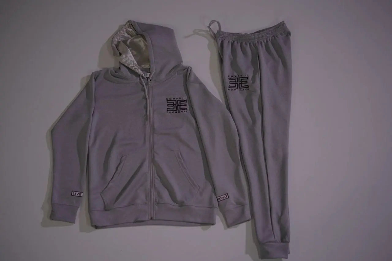 Grey Sweat Suits - EMMANUL EUPHORIA APPAREL